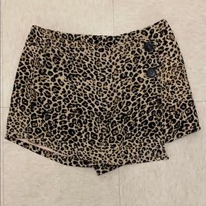 Cheetah Print Skort